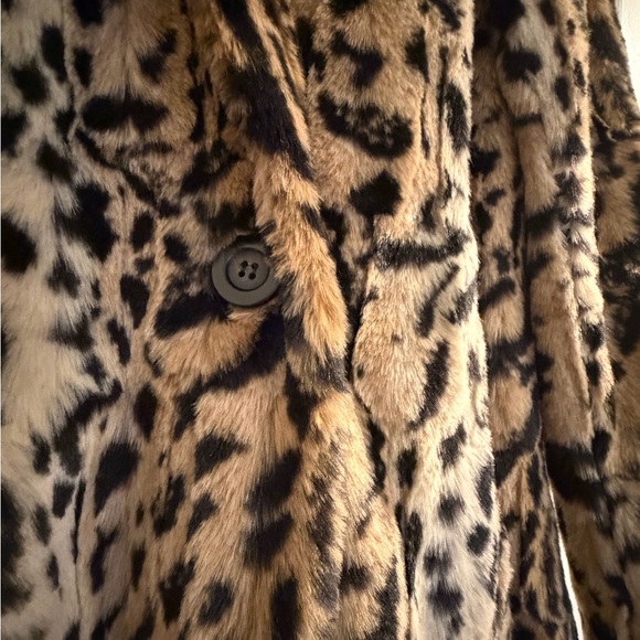Anthropologie Leopard Print Coat Xs/S - Picture 2 of 4